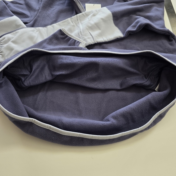 Disney Minnie Therma-fit Nike Blue-gray & Light Gray Half-Zip Fleece Pullover - Picture 6 of 8